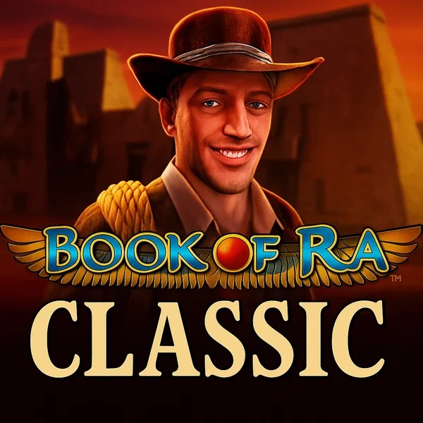 Official Slots logo: Book of Ra Classic by Novomatic at Lapland Casino